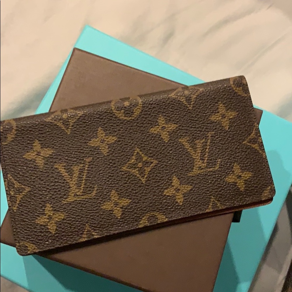 Louis Vuitton checkbook cover